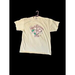 Vintage Apple Blossom 1994 T Shirt Wenatchee WA 75th Diamond Jubliee XXL Beige
